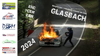 Glasbachrennen 2024  Race Action Sound Feuer Unfall  Karl Schagerl  Bergrennen EM  Onboard [upl. by Rapsag]