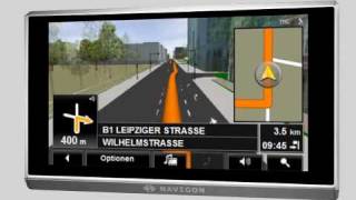 NAVIGON 8410 und 8450 Live mobiles GPS Navigationssystem DE [upl. by Aneert]