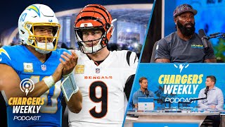 Herbert vs Burrow ChargersBengals SNF Preview  LA Chargers [upl. by Ahseret]