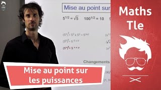 Exponentielle  comprendre les puissances  Cours de Maths  Terminale [upl. by Qooraf]