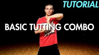 How to do a Basic Tutting Combo Dance Moves Tutorial  Mihran Kirakosian [upl. by Ahsiken878]