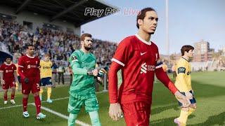 Saint Gilles vs Liverpool  eFootball PES Gameplay [upl. by Crescin479]