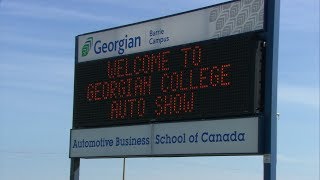 Motoring TV visits the Georgian College Auto Show [upl. by Ainekahs]