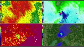 Sawyerville AL EF2 Tornado Radar Loop  February 3 2022 [upl. by Alo915]