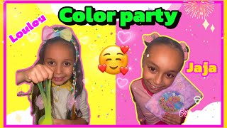 LA LOUJA TEAM DANS UNE COLOR PARTY [upl. by Ailliw]