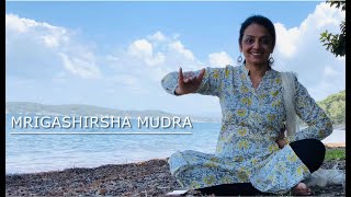 Bharatanatyam  Mudras  19 Mrigashirsha Mudra Viniyoga [upl. by Forlini]