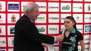 Bernadette Szocs ITTFJuniorWorlds Interview [upl. by Cooke]