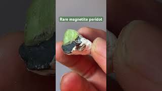 10g Rare Magnetite Peridot Stone 💚 treeasurehunt gemstone foryou gemcollection crystalshop [upl. by Liahkim]