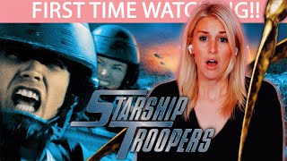 STARSHIP TROOPERS 1997  FIRST TIME WATCHING  MOVIE REACTION [upl. by Swope]