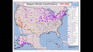 Köppen Climate Classification for the US [upl. by Eerized]