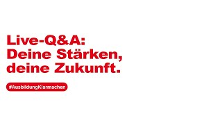 LiveQampA Deine Stärken deine Zukunft [upl. by Nefen]