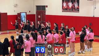 Northwood HS Varsity vs Rosary HS 100824 [upl. by Heigho265]