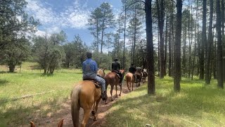 Out First time ever Riding a Horse at Kohls Ranch in Payson Arizona Full video [upl. by Naji]