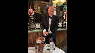 Opening a Port Wine with Hot Port Tongs [upl. by Drida765]