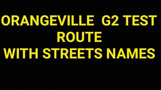 Orangeville G2 Driving Test Route With Street Names desi canadian vlogger [upl. by Licko717]