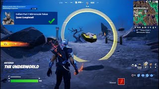 Fortnite  Collect Part 1 Mirrorscale Token Perseus Level Up Quests [upl. by Buderus]