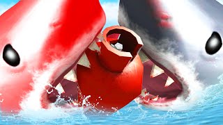 MEGALODON vs RED MEGALODON  Amazing Frog  Part 145  Pungence [upl. by Marga]