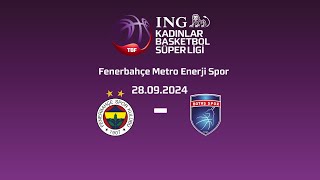 Fenerbahçe – Botaş ING Kadınlar Basketbol Süper Ligi 1Hafta [upl. by Prud381]