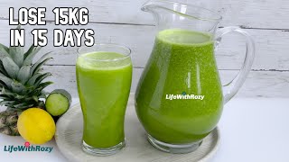 STRONGEST BELLY FAT BURNER DRINK LOSE 15KG  30LBS IN 2 WEEKS [upl. by Lleval]