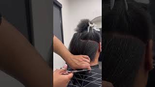 Trimming hair for maximum hair growth haircut hairgrowth naturalhair fy [upl. by Aicertap933]