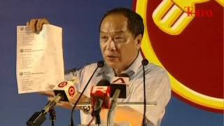 Hougang ByElection 2012 WP Rally May 22  Low Thia Khiang WP SecretaryGeneral [upl. by Annoynek]