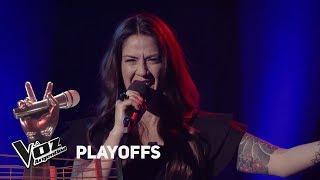 Playoffs TeamSole Natalia canta quotAfichesquot de Goyeneche  La Voz Argentina 2018 [upl. by Adnohsak714]