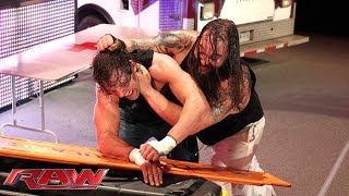 Dean Ambrose vs Bray Wyatt  Ambulance Match Raw January 5 2015 [upl. by Edecrem]