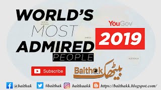 WORLDS MOST ADMIRED PEOPLE 2019 [upl. by Jaeger619]