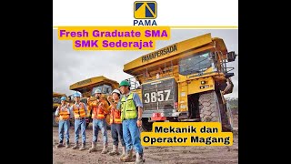 FRESH GRADUATE SMA  SMK PT PAMA PERSADA NUSANTARA  MAGANG MEKANIK DAN OPERATOR [upl. by Meagan]