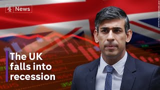 UK economy what does technical recession mean for Sunak [upl. by Fortna798]