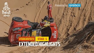 Extended highlights of Stage 5 presented by Aramco  Dakar2023 [upl. by Sheepshanks751]