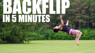 Learn How to Backflip in 5 Minutes  ASAP [upl. by Enilrac308]