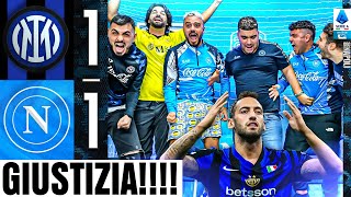 😝 GIUSTIZIA INTER 11 NAPOLI  LIVE REACTION NAPOLETANI HD [upl. by Vanhook754]