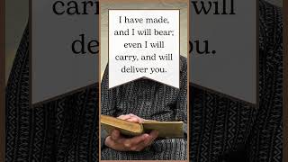 Bible Verse  Isaiah 464 KJV  bibleverseoftheday [upl. by Savell]