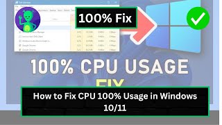 How to Fix CPU 100 Usage in Windows 1011 [upl. by Jacquet]