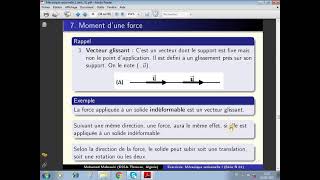 305 Mécanique rationnelle Série 01 Exercices 0708 Moment dune force par rapport à un axe [upl. by Parks]