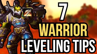 7 Tips I Wish I Knew About Leveling A Warrior  WoW Classic [upl. by Ahsirahc]