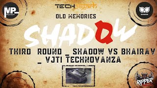 THIRD ROUND  SHADOW VS BHAIRAV  VJTI TECHNOVANZA 2K17Old Memories TEAMSHADOWROBOWAR [upl. by Einnad]