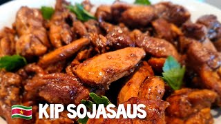 Surinaamse Kip in Sojasaus ketjap receptSurinamese Chicken in Soy sauce recipe [upl. by Nyliahs194]