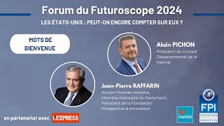 Ouverture par Alain PICHON et JeanPierre RAFFARIN  Forum du Futuroscope 2024 110 [upl. by Nosnorb]