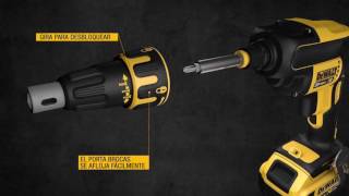 DEWALT  Atornillador para Drywall 20v MAX XR  DCF620 [upl. by Kinzer]