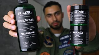 30 Days Of Brickell Mens Products Skin Care TRANSFORMATION Honest Review [upl. by Eded]