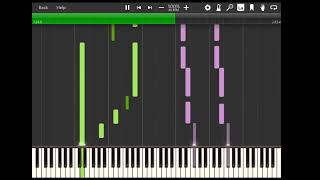 Gabriels Oboe synthesia piano solo [upl. by Arretnahs]