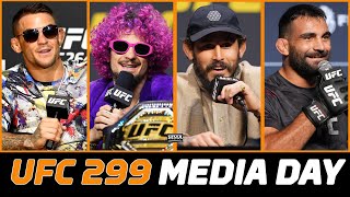 UFC 299 OMalley vs Vera 2 Media Day Live Stream  MMA Fighting [upl. by Alicul]