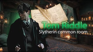 Homework in the Slytherin drawing room by the fire with Tom Riddle ASMR [upl. by Salhcin41]