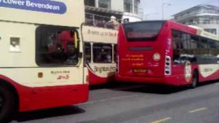 Buses in Brigton 01072010 [upl. by Eam]