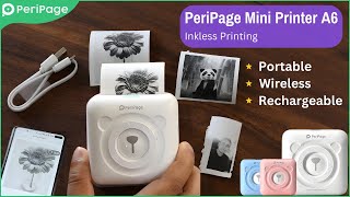 Riitek Peripage Mini A6 Pocket Printer  Inkless Thermal Printer  Mini Portable Printer🔥 [upl. by Nolak]