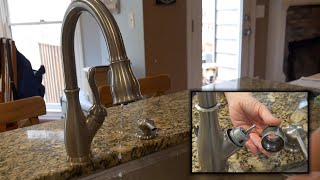 How to Fix a Leaky Kitchen Faucet featuring Delta Leland SingleHandle Faucet model 9178ARDST [upl. by Oribelle]