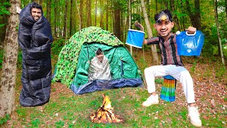 Camping gadgets in deep jungle night survival challenge [upl. by Innavoig]