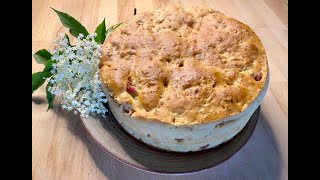 FIORI DI SAMBUCO O FIORI DI MAJO  PITTA O PIZZA RUSTICA  SOFFICE E GUSTOSA RICETTA CALABRESE [upl. by Zebadiah]